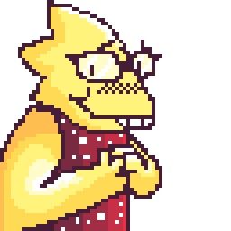 Pixel Art Alphys | Undertale Amino