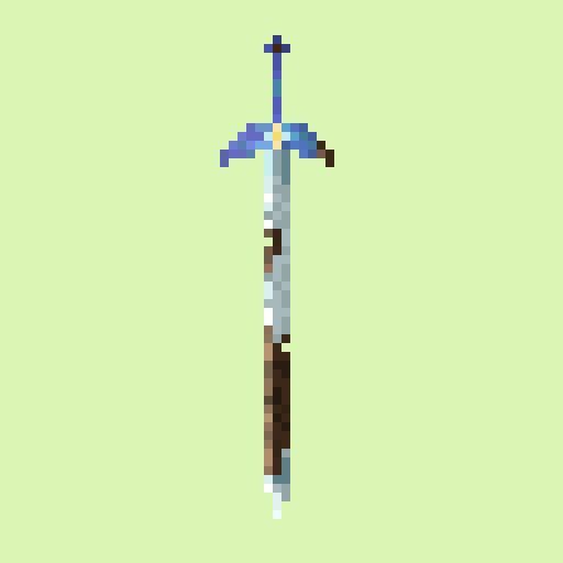 Rusty Master Sword Pixel art! 
