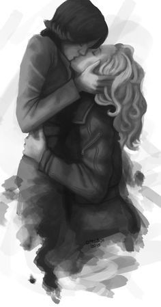 captain swan kiss fan art