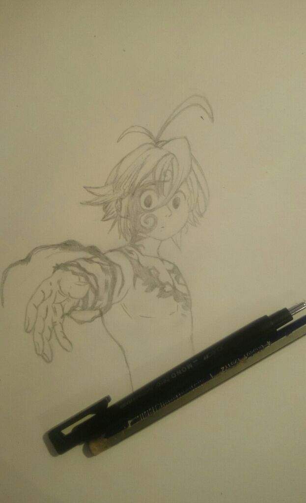 Dibujo Meliodas Nanatsu no Taizai | •Anime• Amino