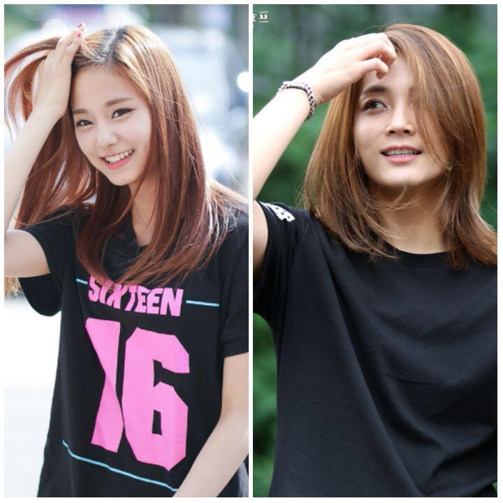 Seventeen S Jeonghan And Twice S Tzuyu Look Alike K Pop Amino