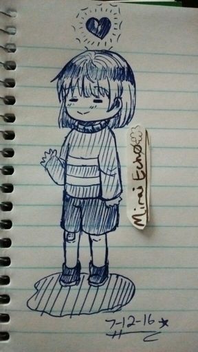 Mini Frisk Pen Doodle | Undertale Amino