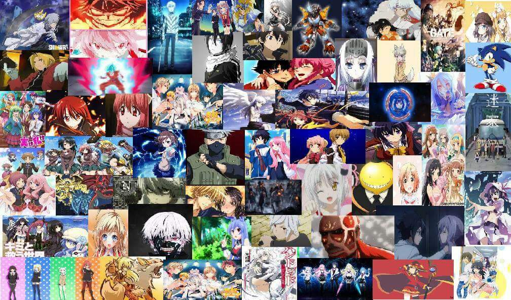 ¿cuantos animes conocen de est collage? | •Anime• Amino