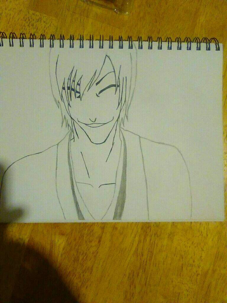 My step by step drawing of Gin Ichimaru | Anime Amino