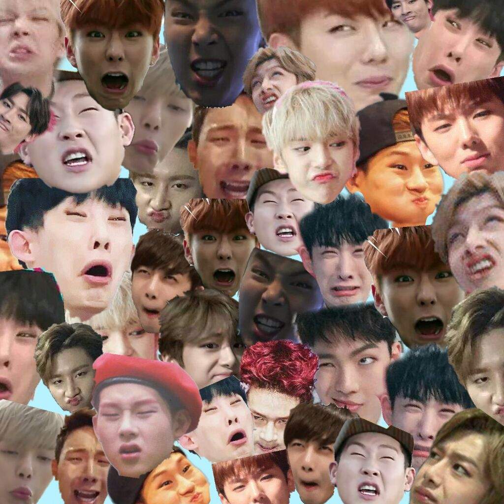 ■ Monsta X Meme Faces Collage ■.