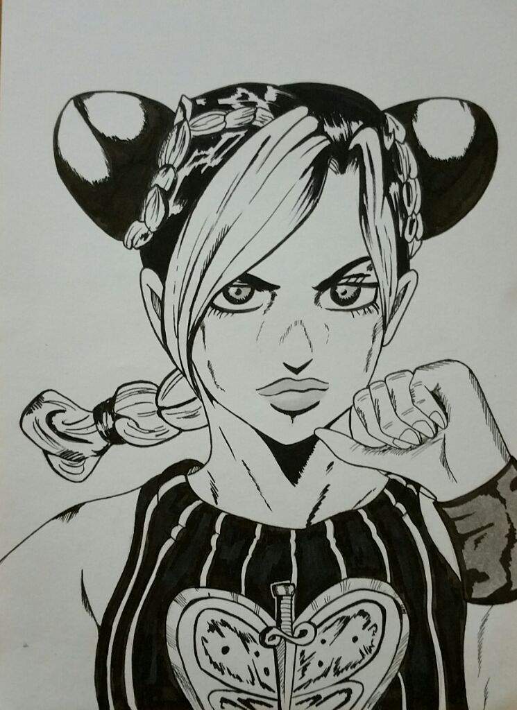 Jolyne Kujo - Araki Pose Drawing | Anime Amino