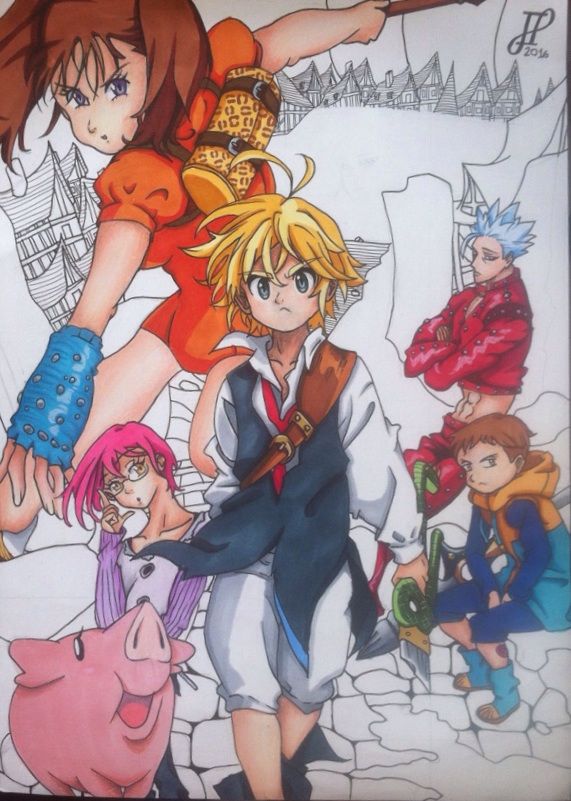 『Como Dibujar A: Nanatsu no Taizai』《Paso A Paso》 | •Anime• Amino