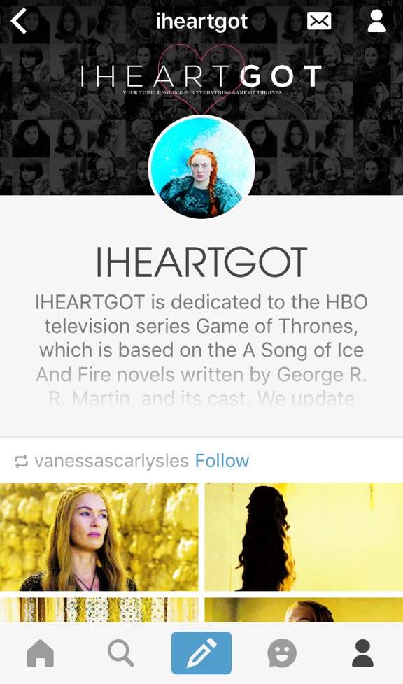 Top 12 Got Asoiaf Tumblr Blogs You Should Follow Thrones Amino