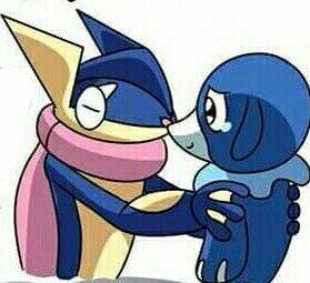 Greninja and Popplio | Pokémon Amino