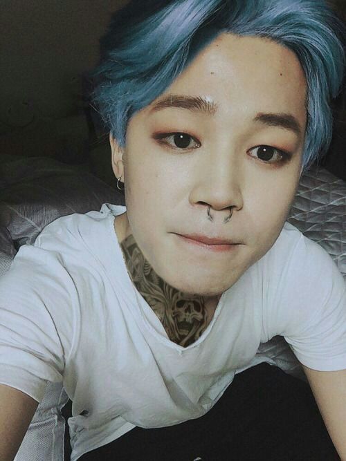 Jimin (Blue Hair) Wiki KPop Amino