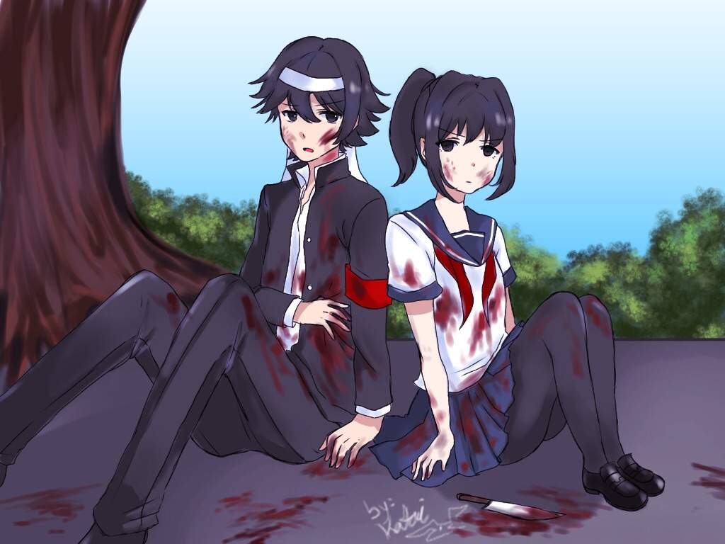Yandere chan and Budo.