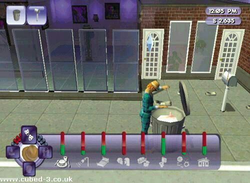 the sims bustin out ps2 vs gamecube graphics