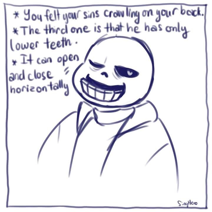 Observing Sans Teeth...? | Undertale Amino