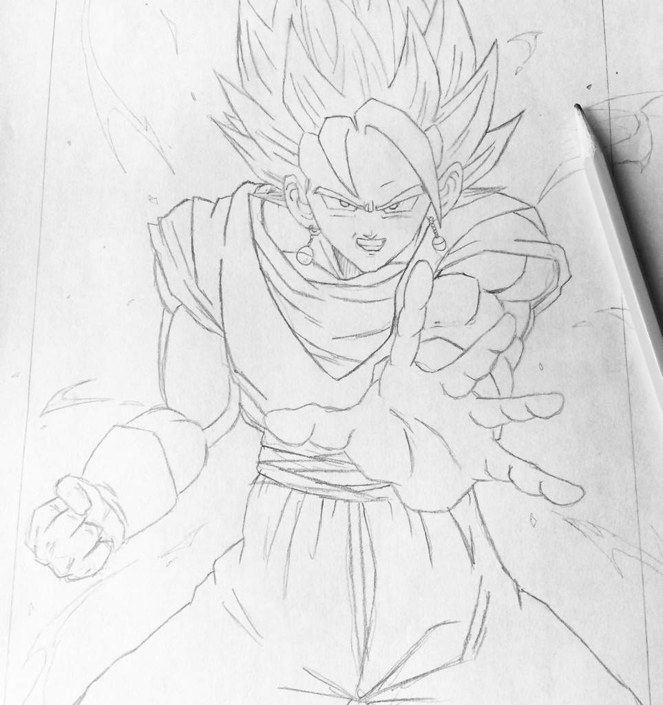 Super Vegito drawing | DragonBallZ Amino