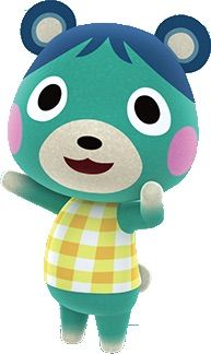 animal crossing bluebear plush