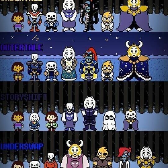 Which AU Is Better? Underswap, Uppertale Or Storyshift | Undertale Amino