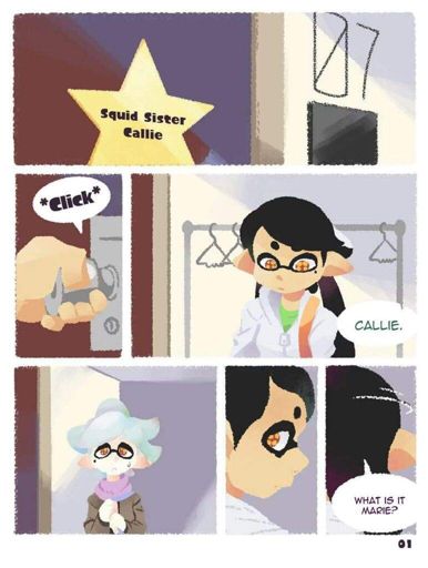 Sad but sweet Callie and Marie comic | Splatoon Amino