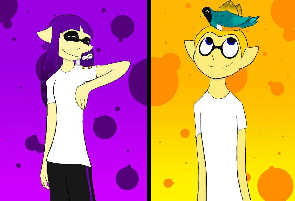 Early Bird Vs Night Owl Art Splatoon Amino