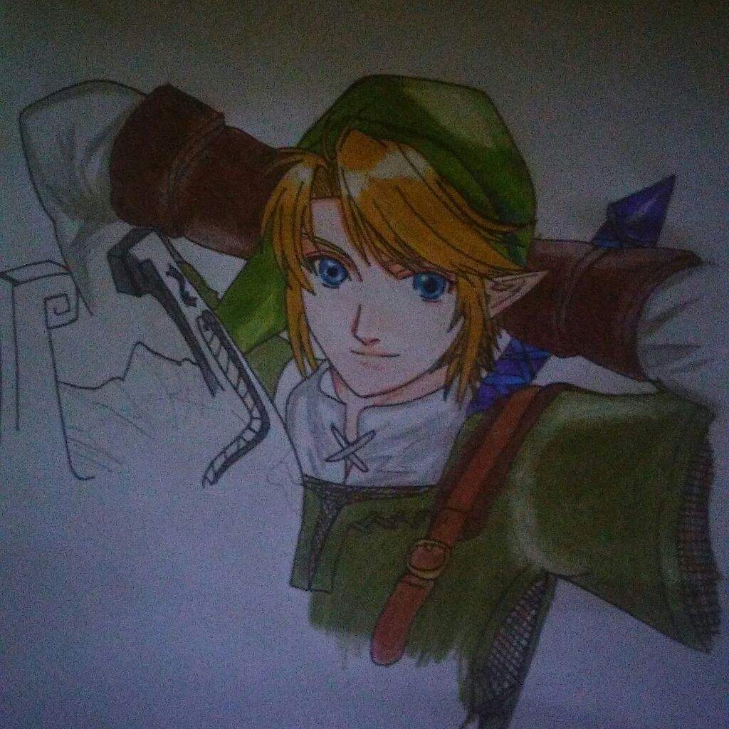 Dibujo En Proceso De Link 