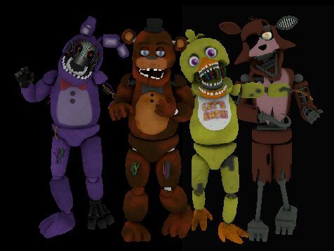 The broken animatronics and the ignited | Five Nights At Freddy's Amino