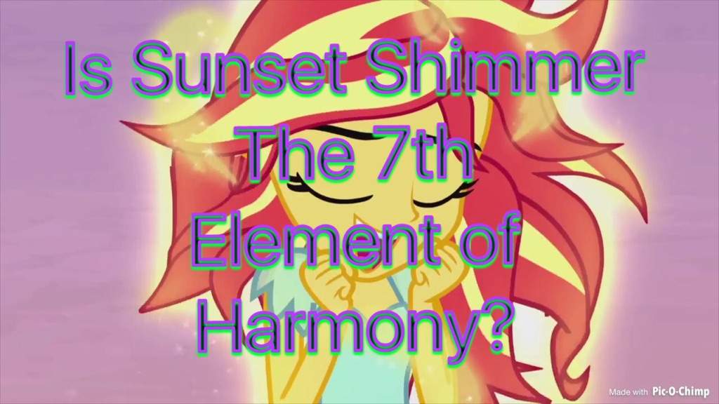 MLP Theory; Is Sunset Shimmer the 7th Element of Harmony? | Cartoon Amino