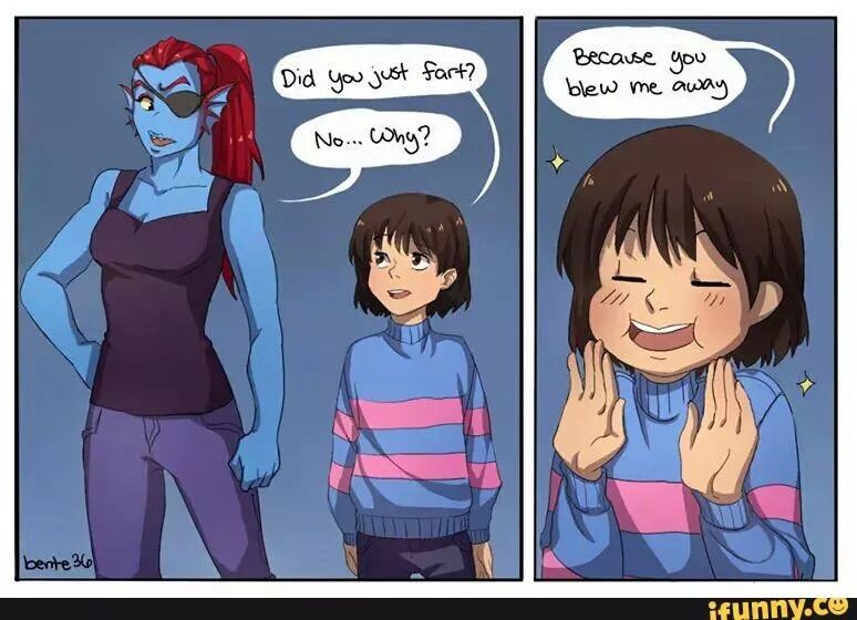 Frisk Flirting Again Undertale Amino