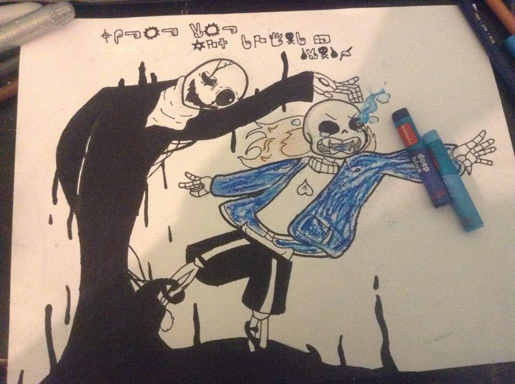 Gaster and Sans Fight | Undertale Amino