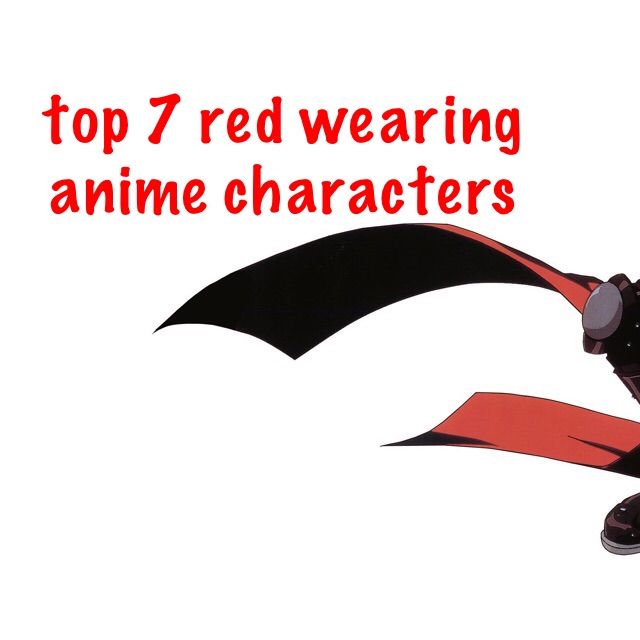 Top best Red Wearing Characters Anime Amino
