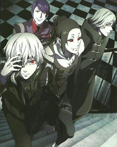 Kaneki,Uta,Yomo,and Tsukiyama | Anime Amino