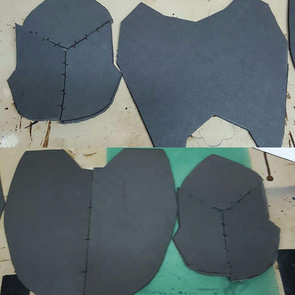 Jaune Arc body armor progress | Cosplay Amino