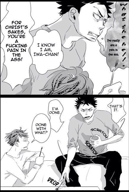 Iwa-chan, you're angry... | Haikyuu!! Amino