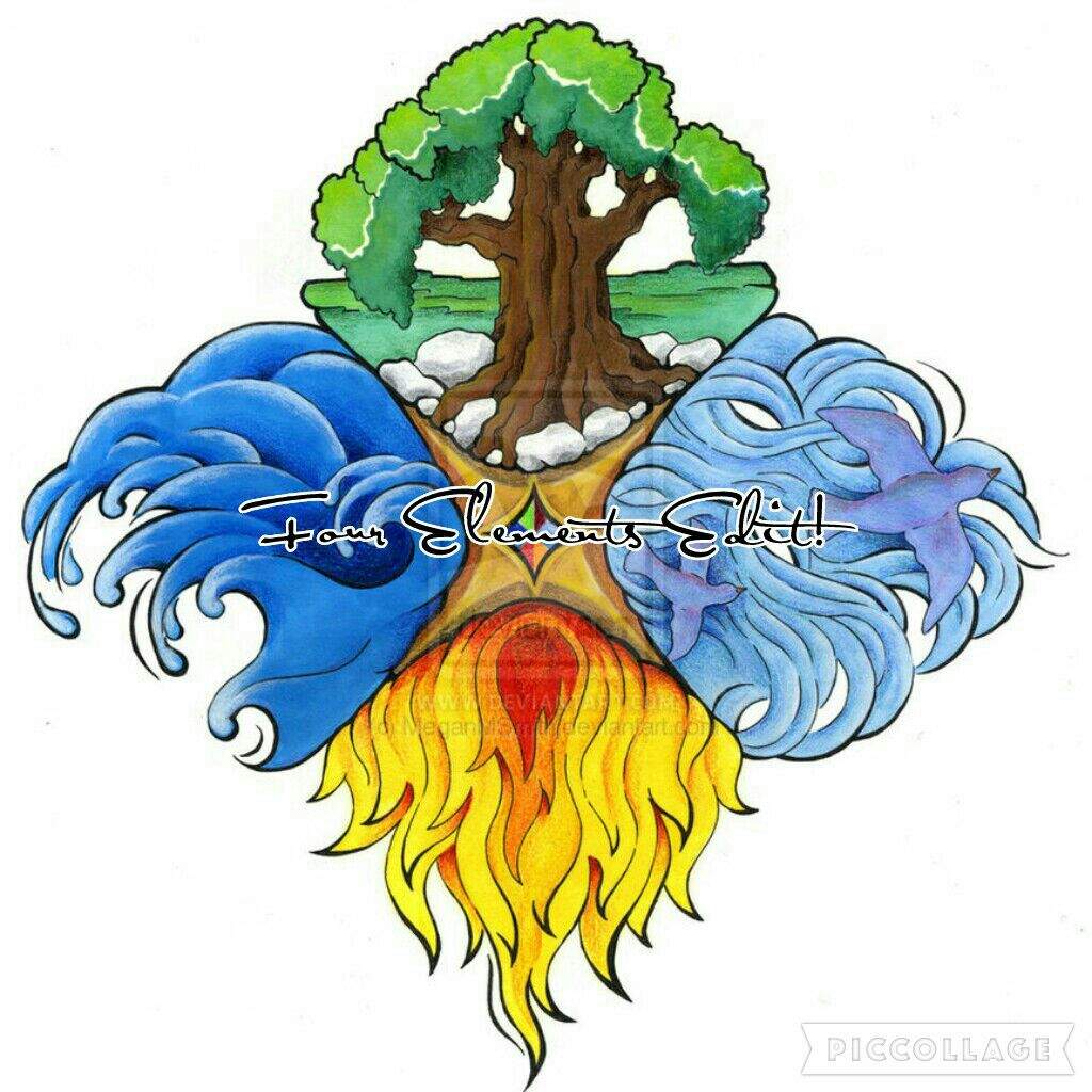 Four Elements Edit!🌊🌋🌲☁ | Cartoon Amino