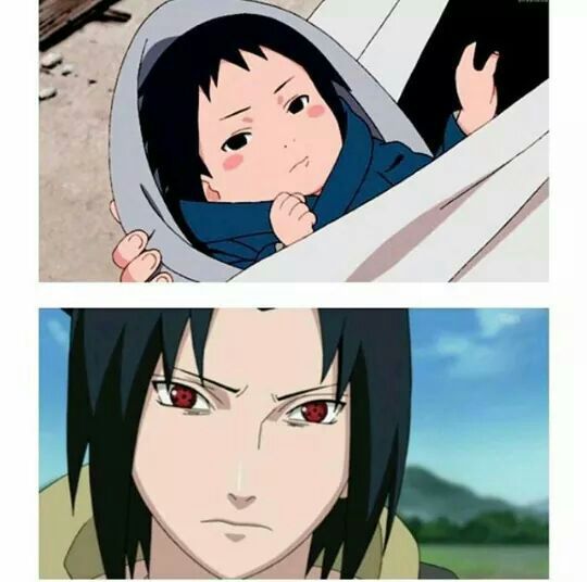 Sasuke de bebe y de grande | •Anime• Amino