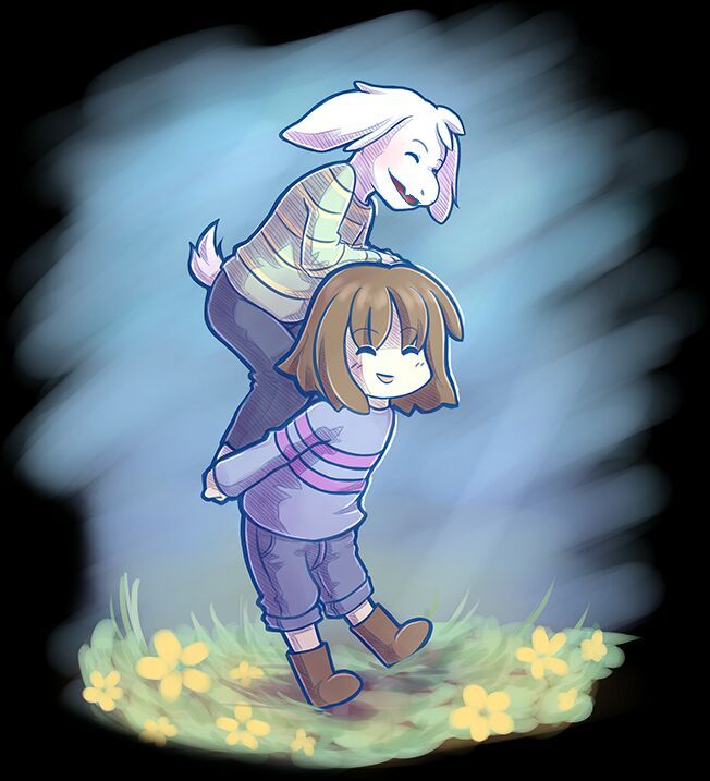 Asriel and Frisk 😄 | Азриэль и Фриск 😄 | Undertale Amino