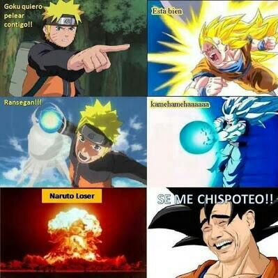 Naruto vs goku resultado | •Anime• Amino