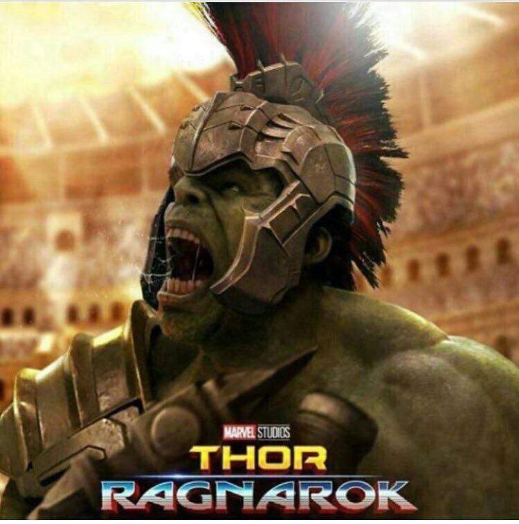 Primer vistazo a hulk en thorragnarok con la armadura de