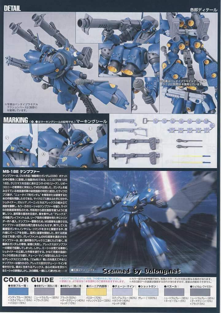 MG 1/100 MS-18E Kampfer– USA Gundam Store