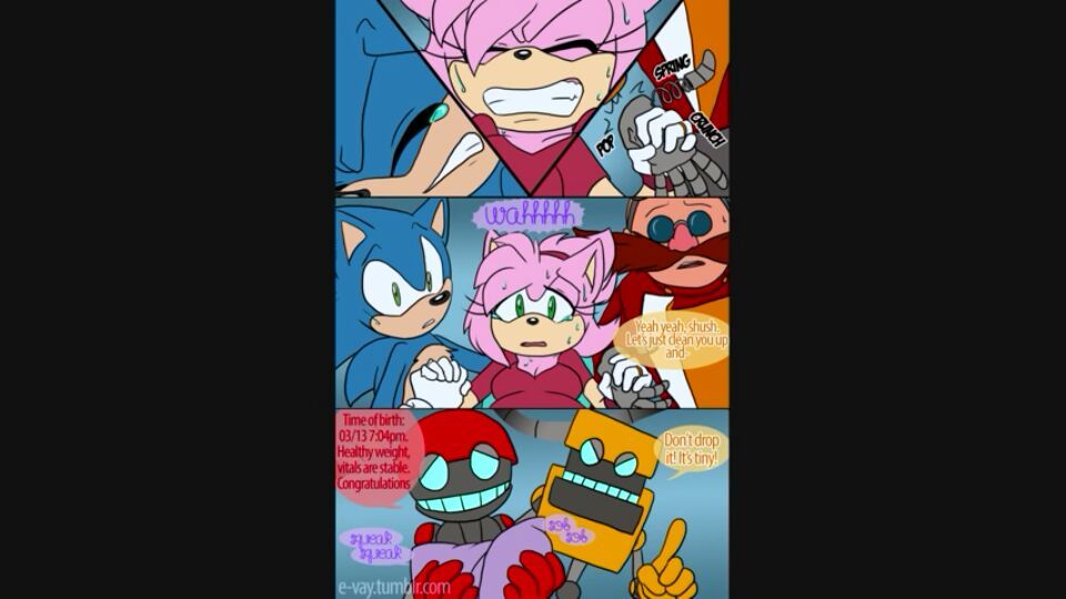 E-VAY SONIC COMIC #1 Part2 of 2 | Sonic the Hedgehog! Amino