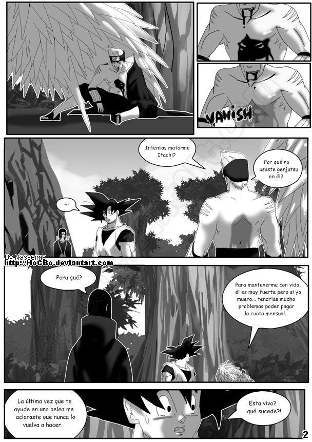 Goku en el mundo de naruto ,comics [parte 4] | •Anime• Amino