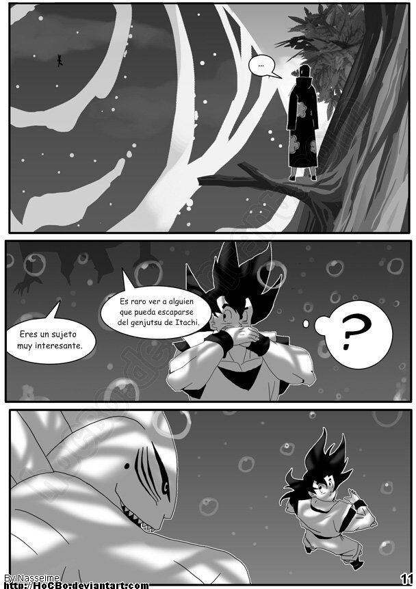 Goku en el mundo de naruto ,comics [parte 4] | •Anime• Amino