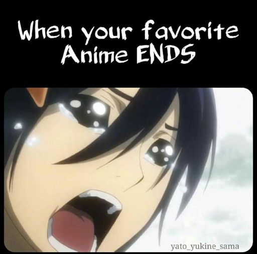 When your favorite anime finish | Anime Amino