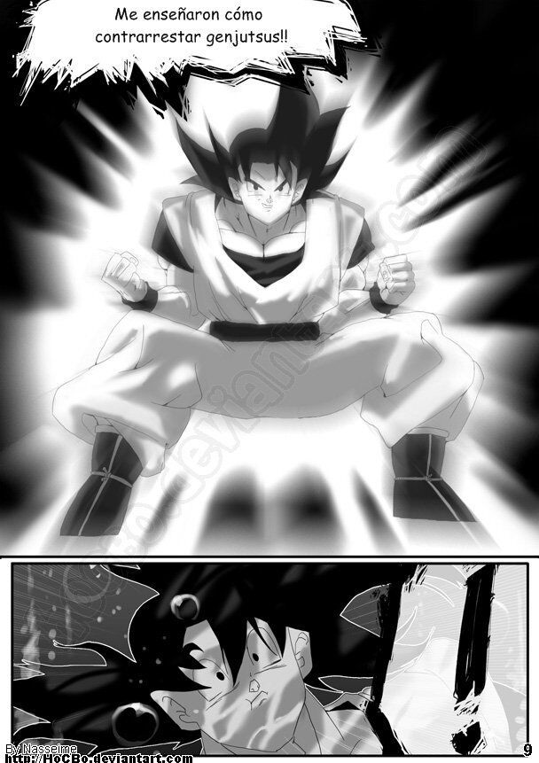 Goku en el mundo de naruto ,comics [parte 4] | •Anime• Amino
