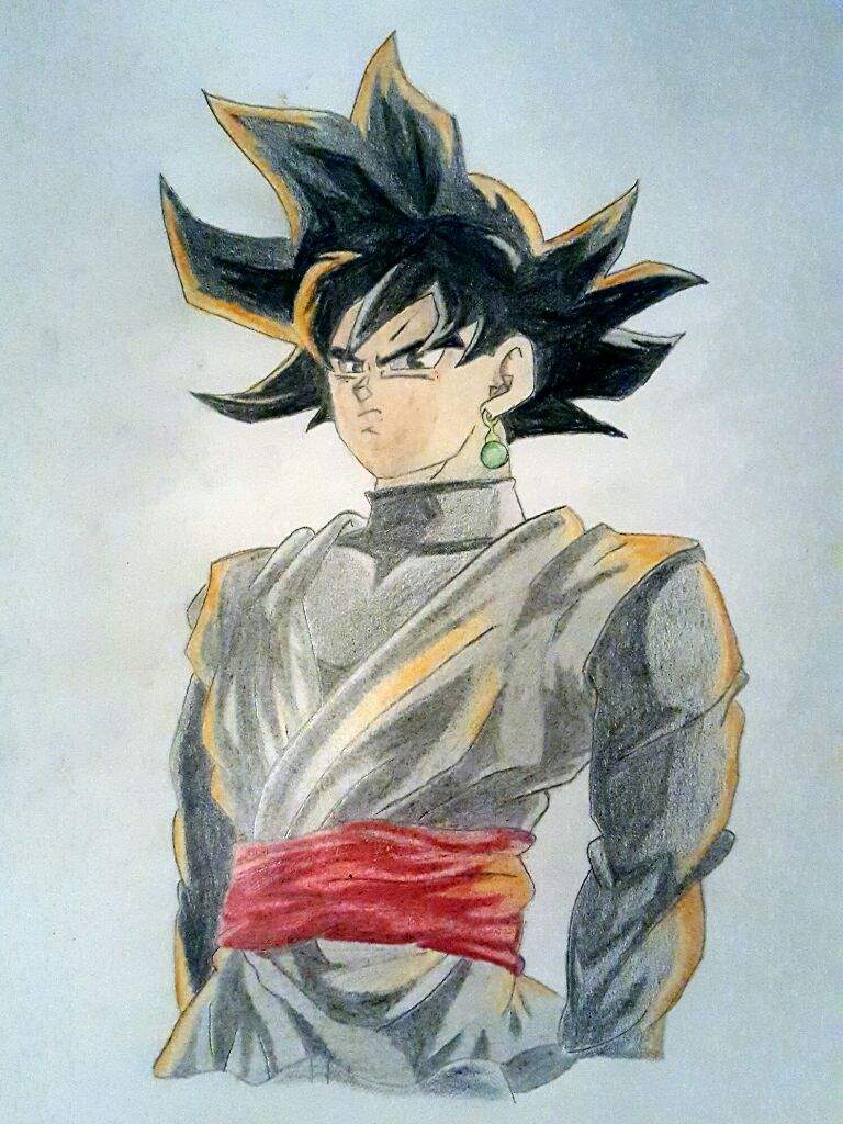 (100 Follower Special) Black Goku Drawing | DragonBallZ Amino