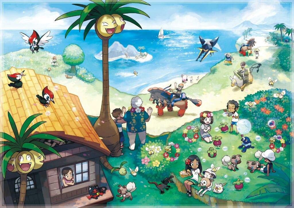 La Region de Alola y el Recorrido Insular | •Pokémon• En Español Amino