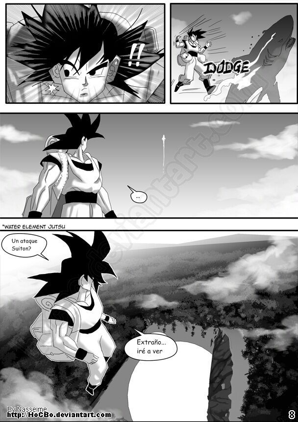 Goku en el mundo de naruto ,comics [parte 3] | •Anime• Amino