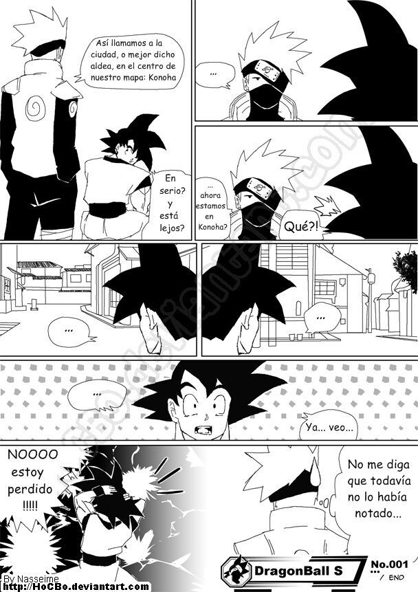 Goku en el mundo de naruto ,comics [parte 1] | •Anime• Amino