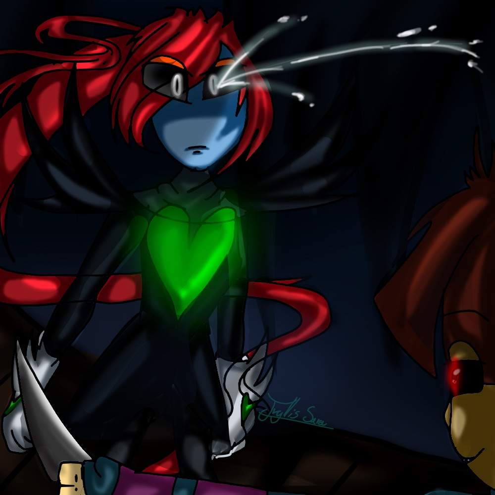 Undyne The Undying Digital Drawing Undertale Amino