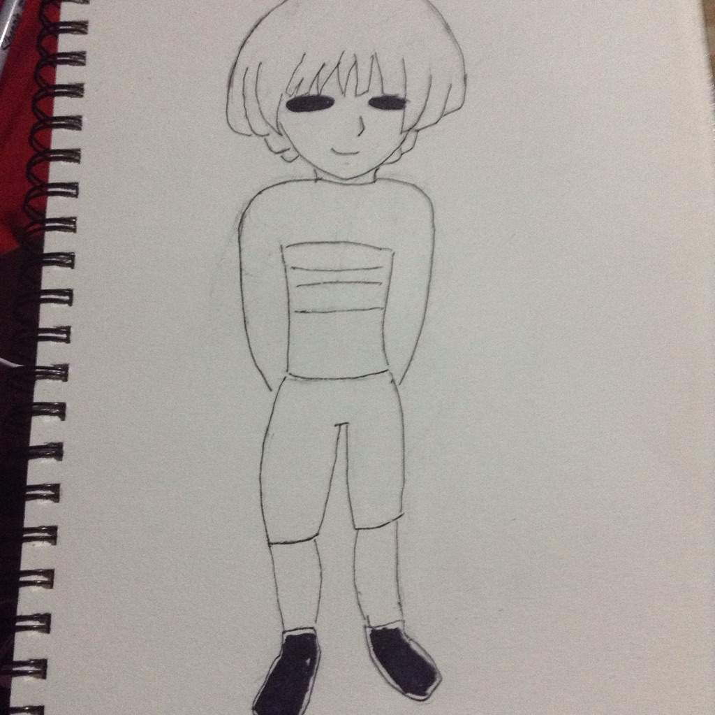 A tutoriel on how to draw frisk | Undertale Amino