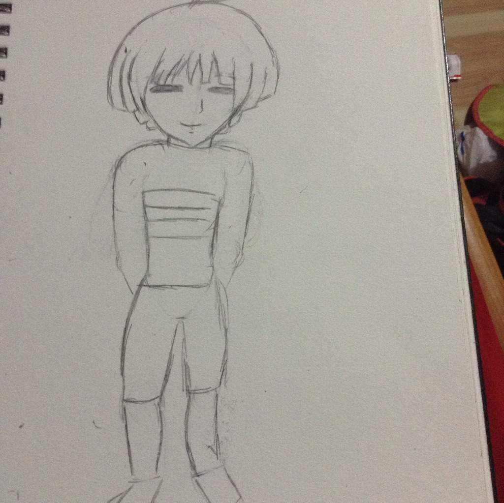 A tutoriel on how to draw frisk | Undertale Amino