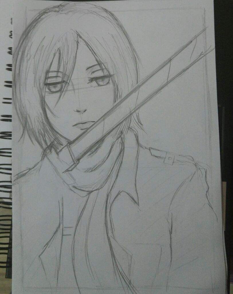 Drawing Request #5: Mikasa Ackerman! | Anime Amino